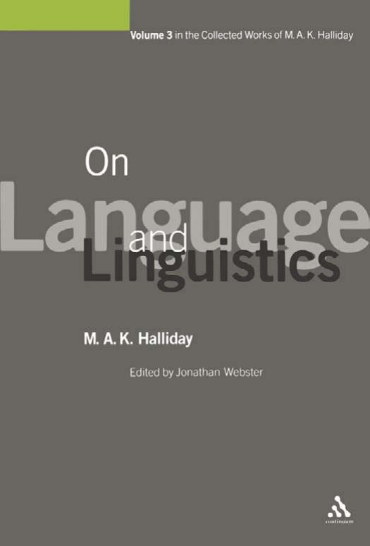 On Language and Linguistics (Collected Works