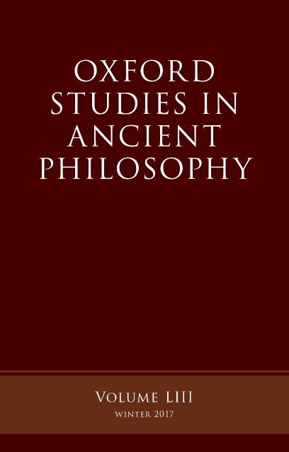 Oxford Studies in Ancient Philosophy - Volume 53