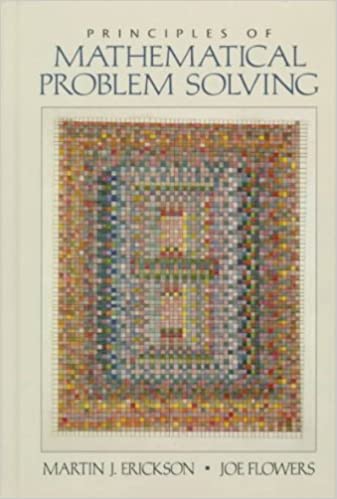 Principles of Mathematical Problem Solving