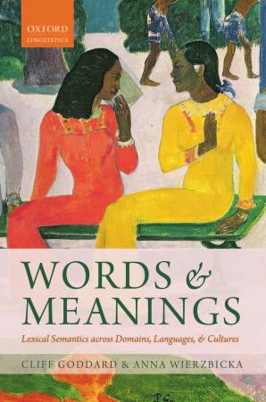 Words and Meanings: Lexical Semantics Across Domains, Languages, and Cultures