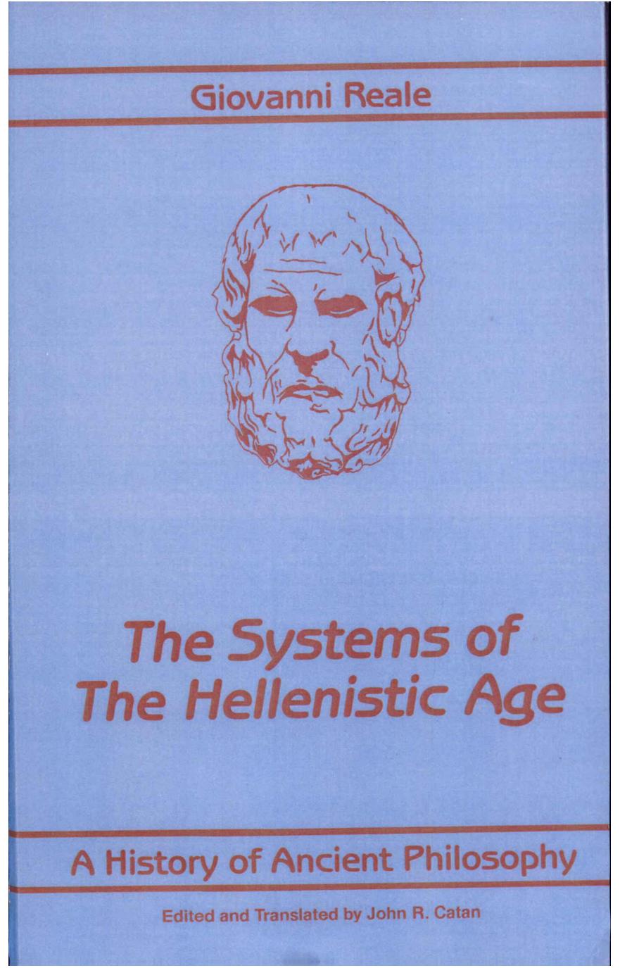 A History of Ancient Philosophy: The Systems of the Hellenistic Age