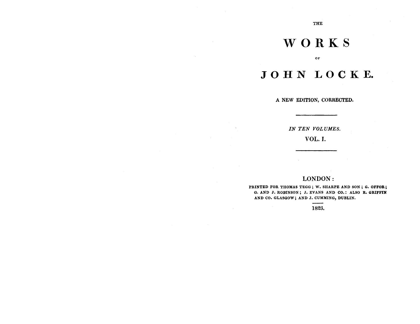 The works of John Locke 01 by John Locke