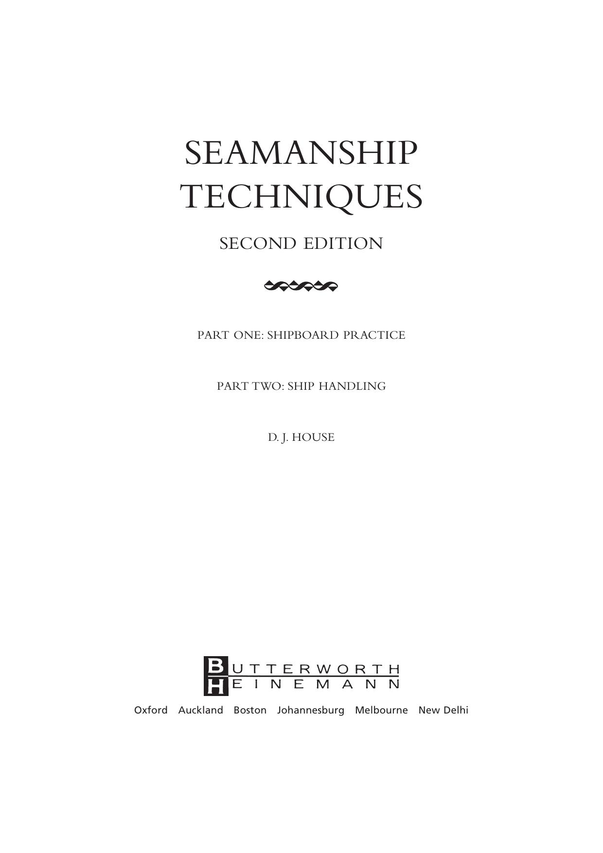 Seamanship Techniques