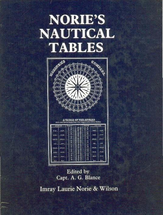 Norie's Nautical Tables 1991 (partial)