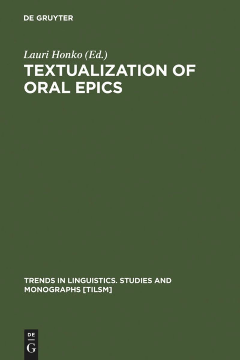 Textualization of Oral Epics