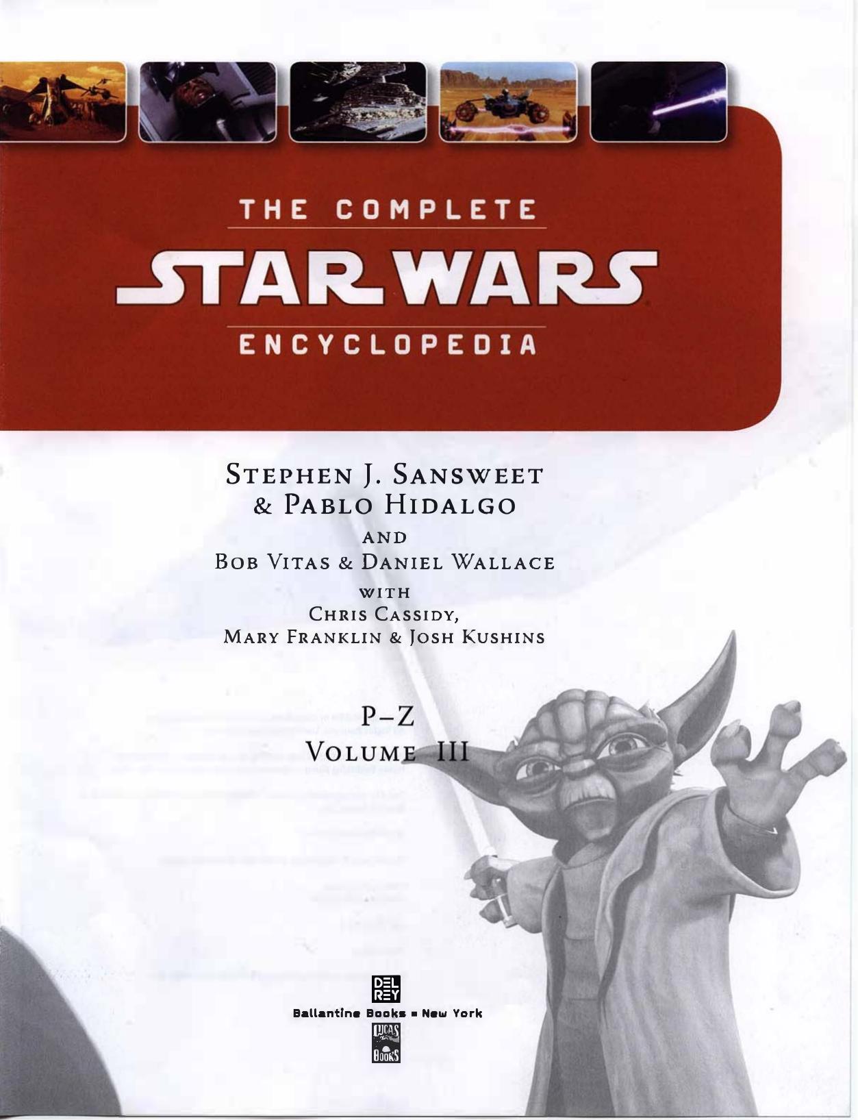 The Complete Star Wars Encyclopedia: H-O