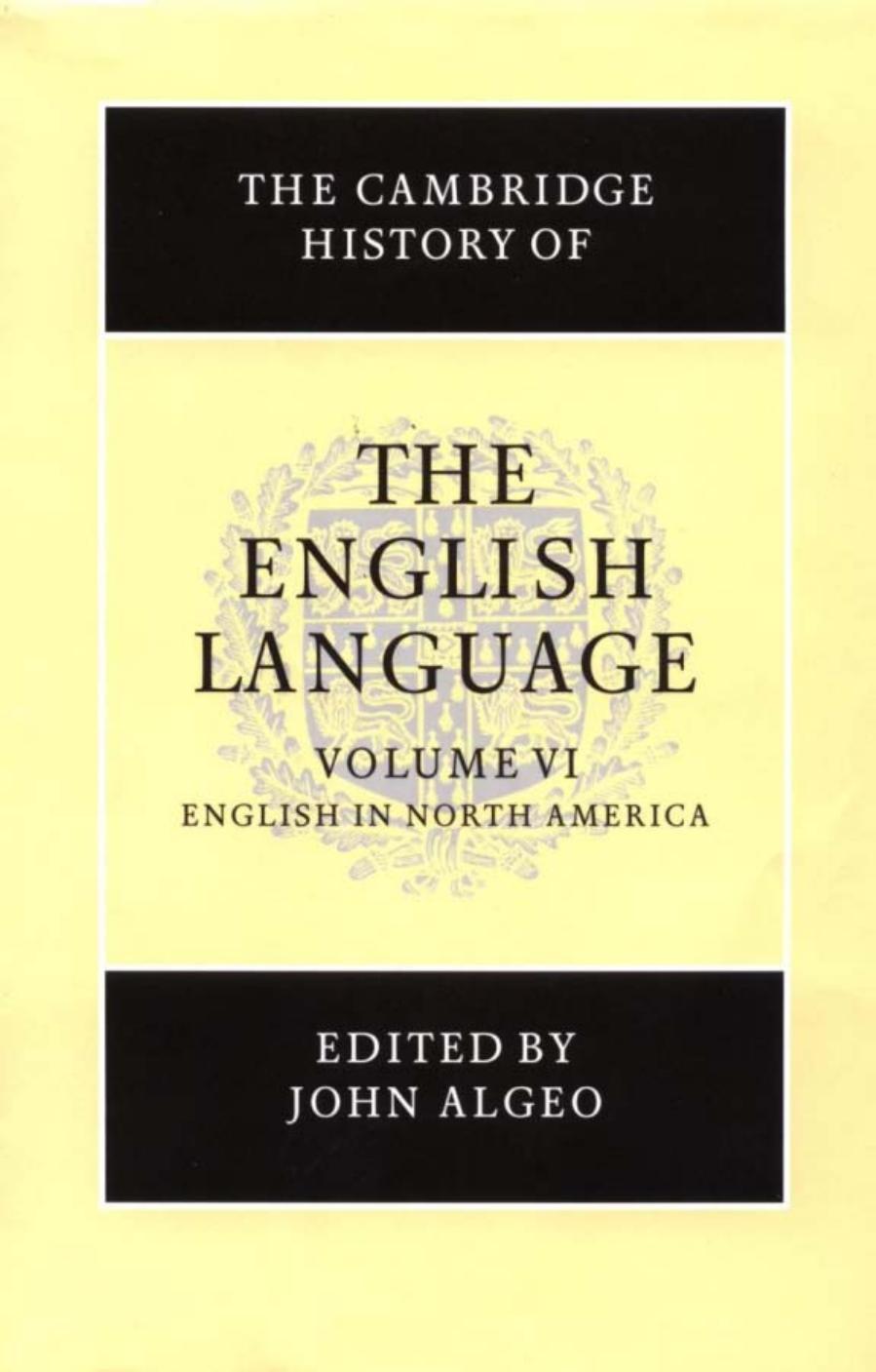 The Cambridge History of the English Language - Volume 4