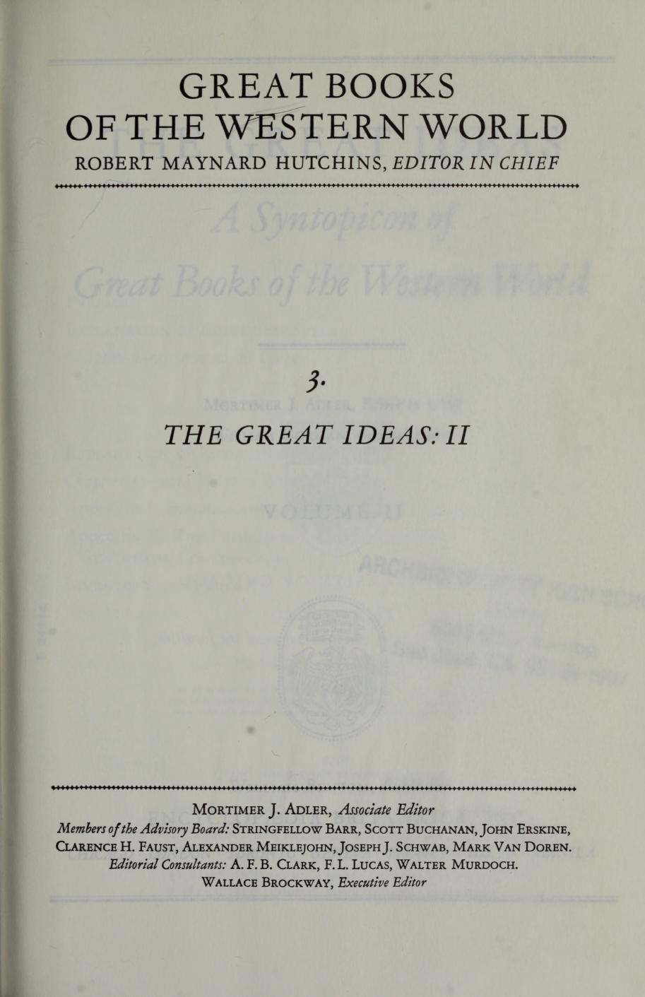 Great Books of the Western World - Volume 3