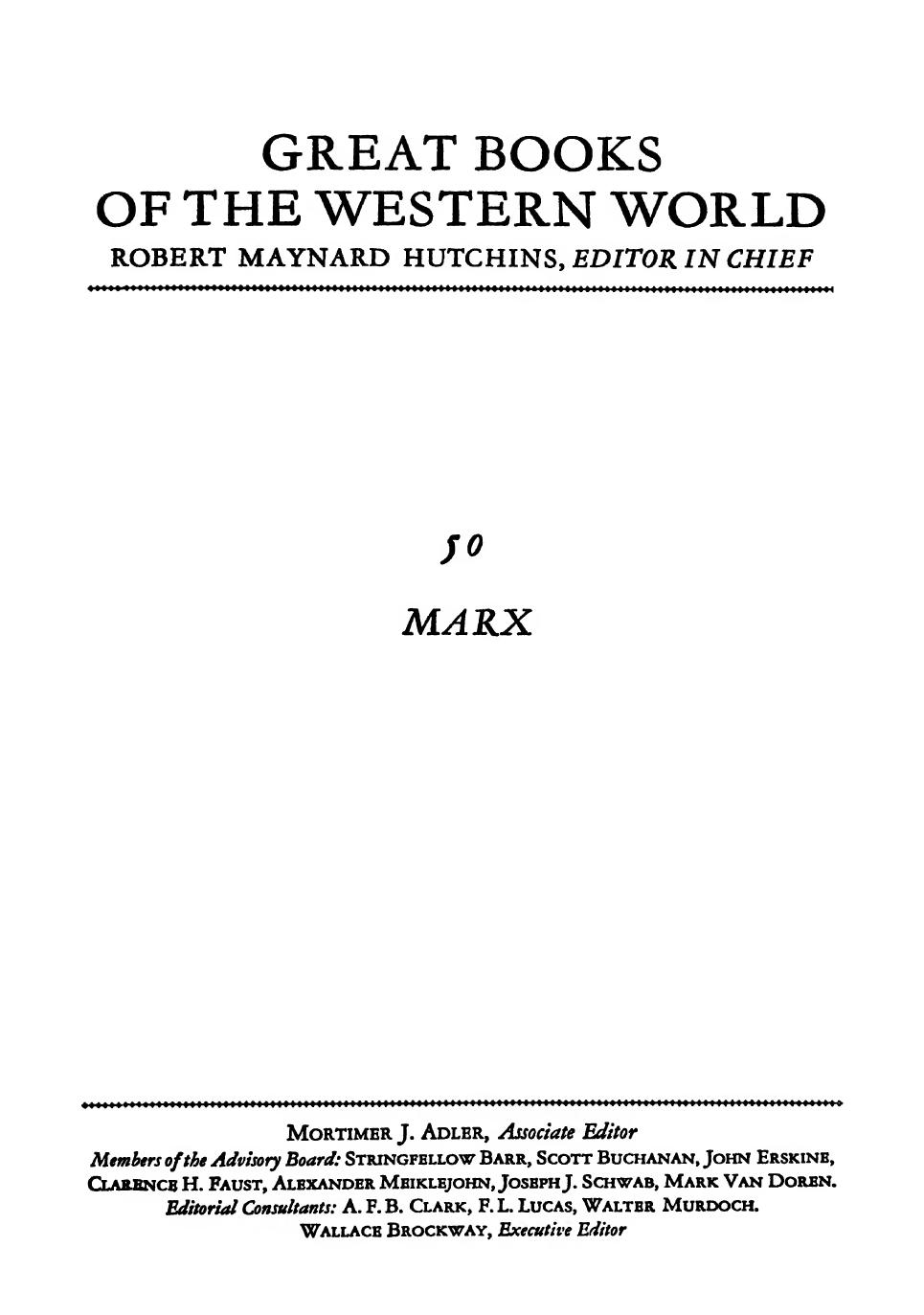 Great books of the Western World - Volume 50