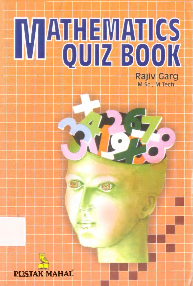 Mathematics Quiz Book