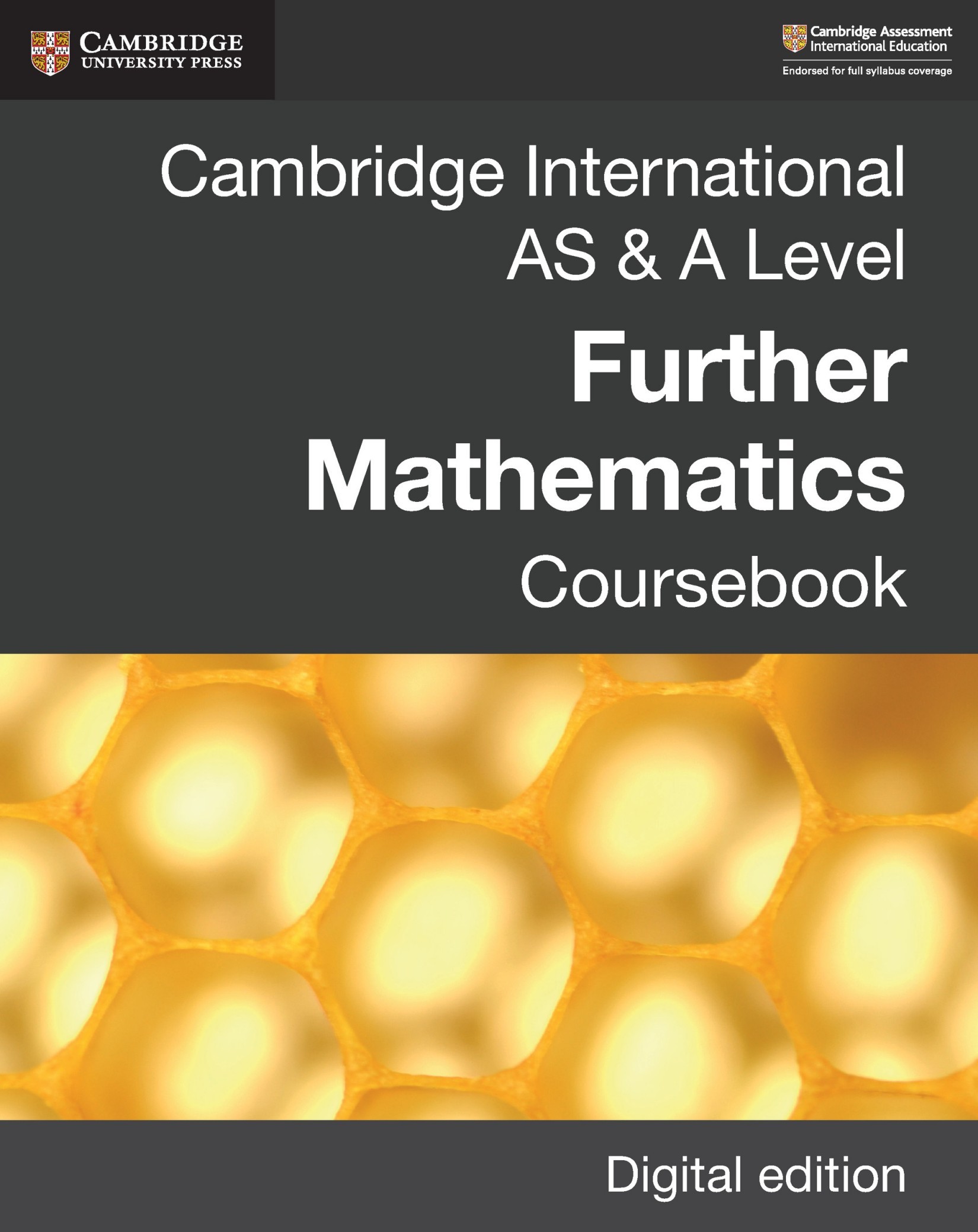 Cambridge International AS & a Level Further Mathematics Coursebook