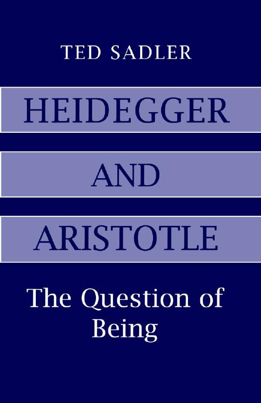 Heidegger and Aristotle: The Question of Being