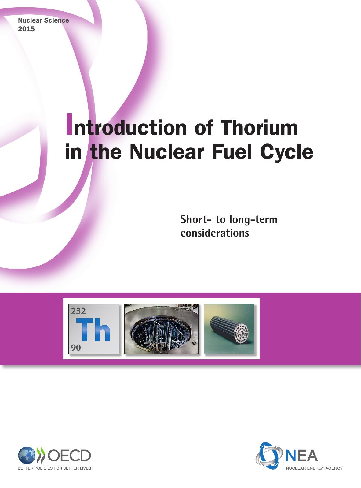 Introduction of Thorium in the Nuclear Fuel Cycle