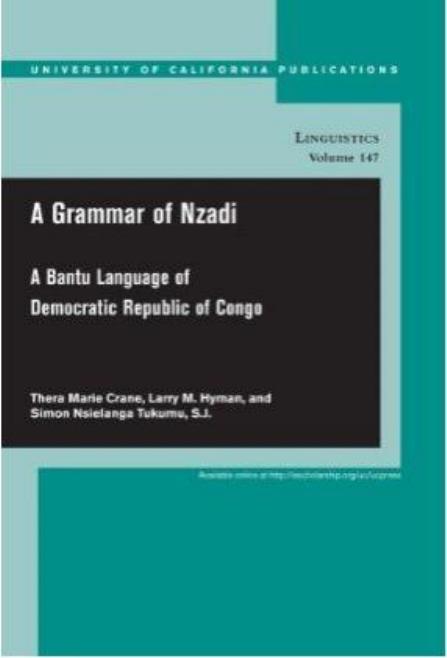 A Grammar of Nzadi [B865]: A Bantu Language of Democratic Republic of Congo