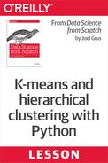 K-Means and Hierarchical Clustering with Python