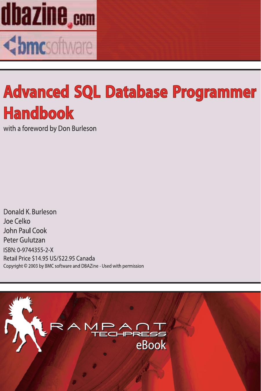 Advanced SQL Database Programmers Handbook