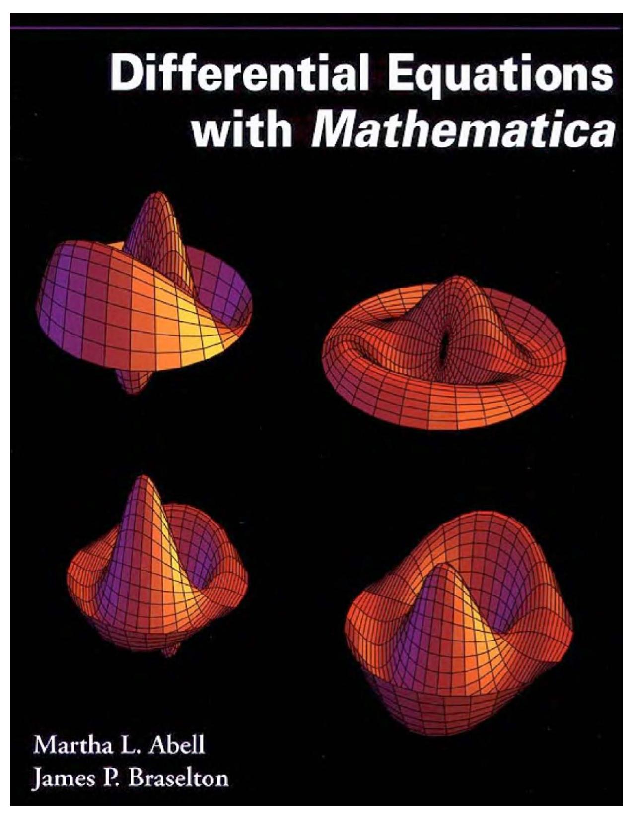 Differential Equations with Mathematica® - 1993