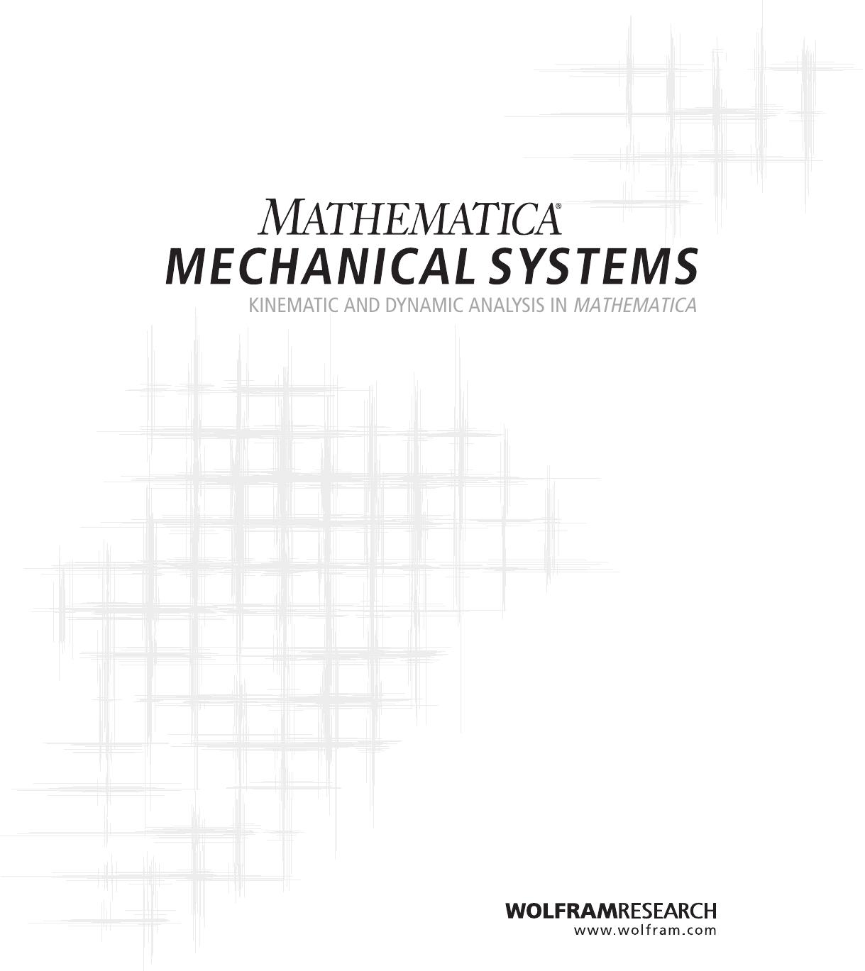 Mathematica® Mechanical Systems