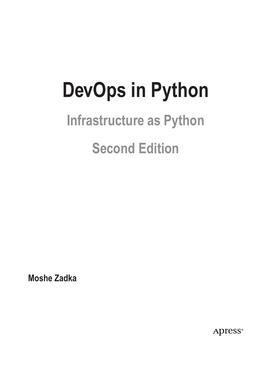 DevOps in Python Infrastructure as Py...