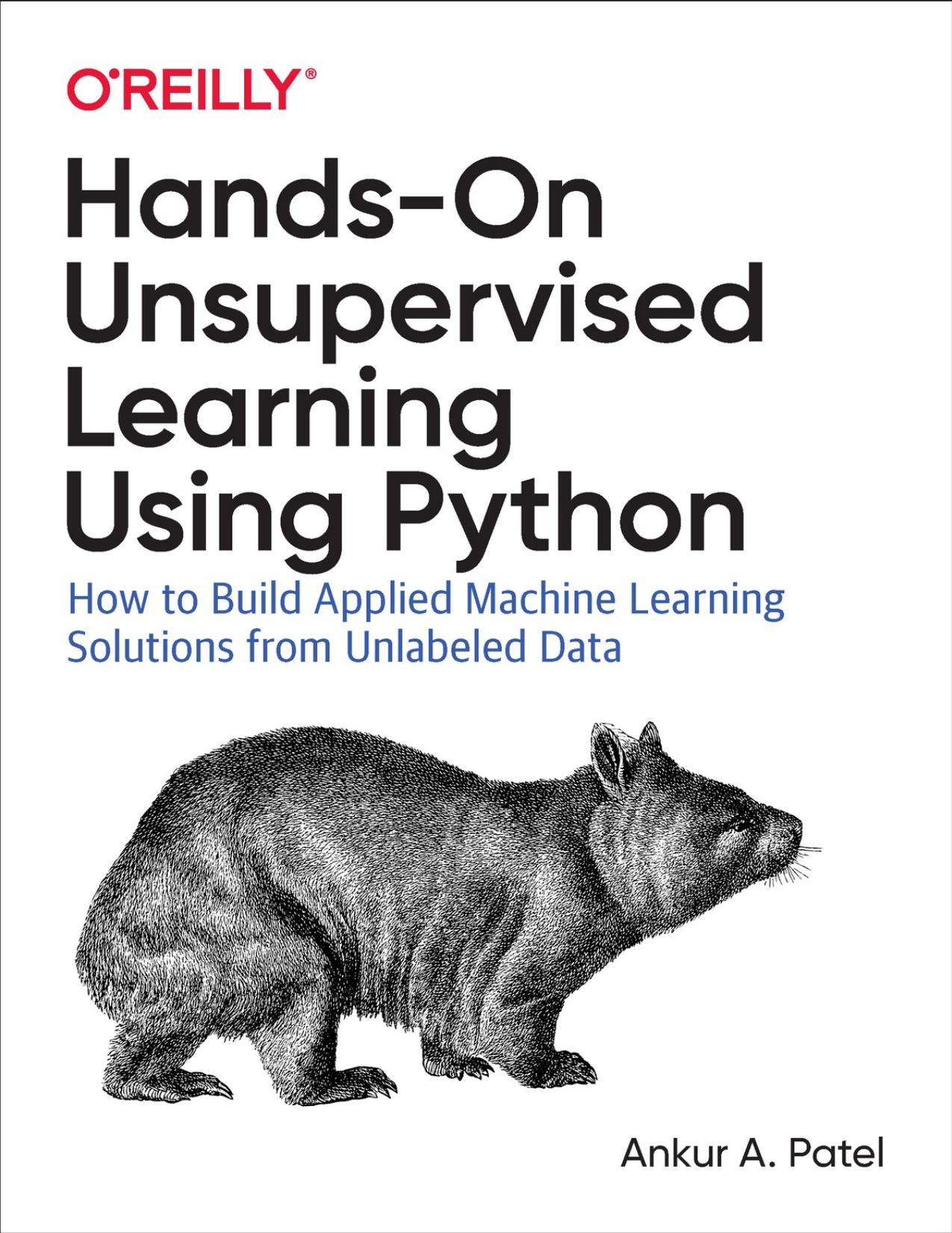 Hands-On Unsupervised Learning Using Python: How to Build Applied Machine Learning Solutions From Unlabeled Data