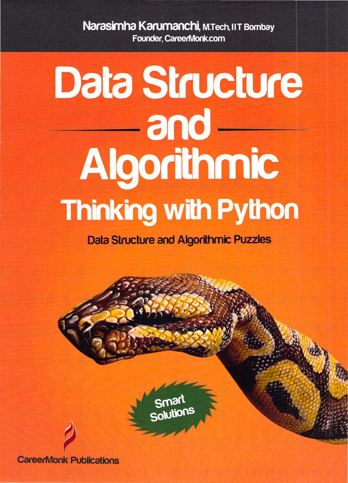 Data Structure and Algorithmic: Thinking With Python, Data Structure and Algorithmic Puzzles