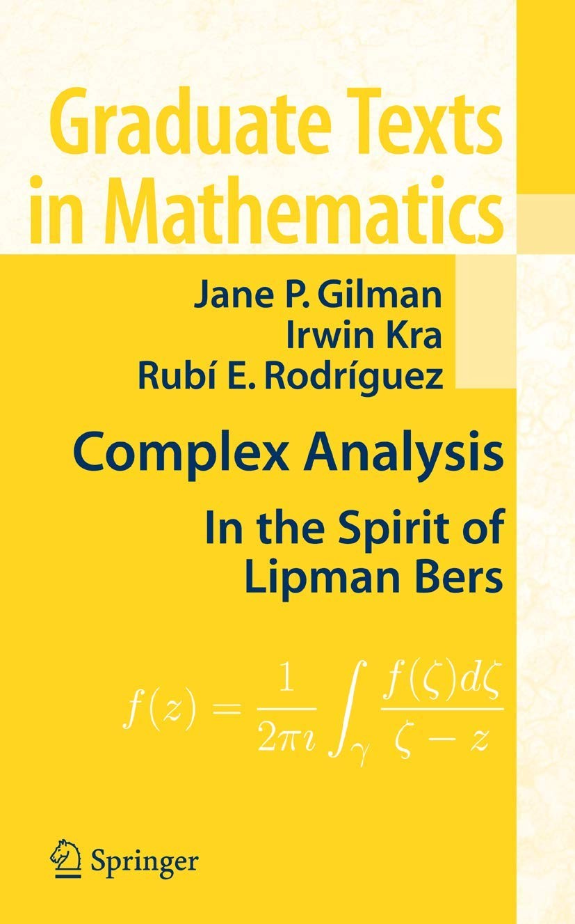 Complex Analysis: In the Spirit of Lipman Bers
