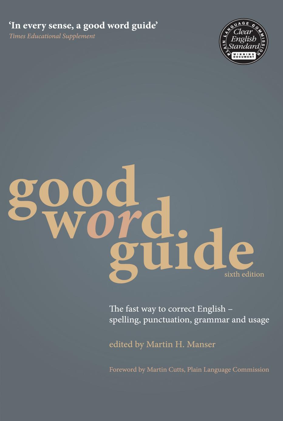 Good Word Guide: Answers Everyday Language Problems