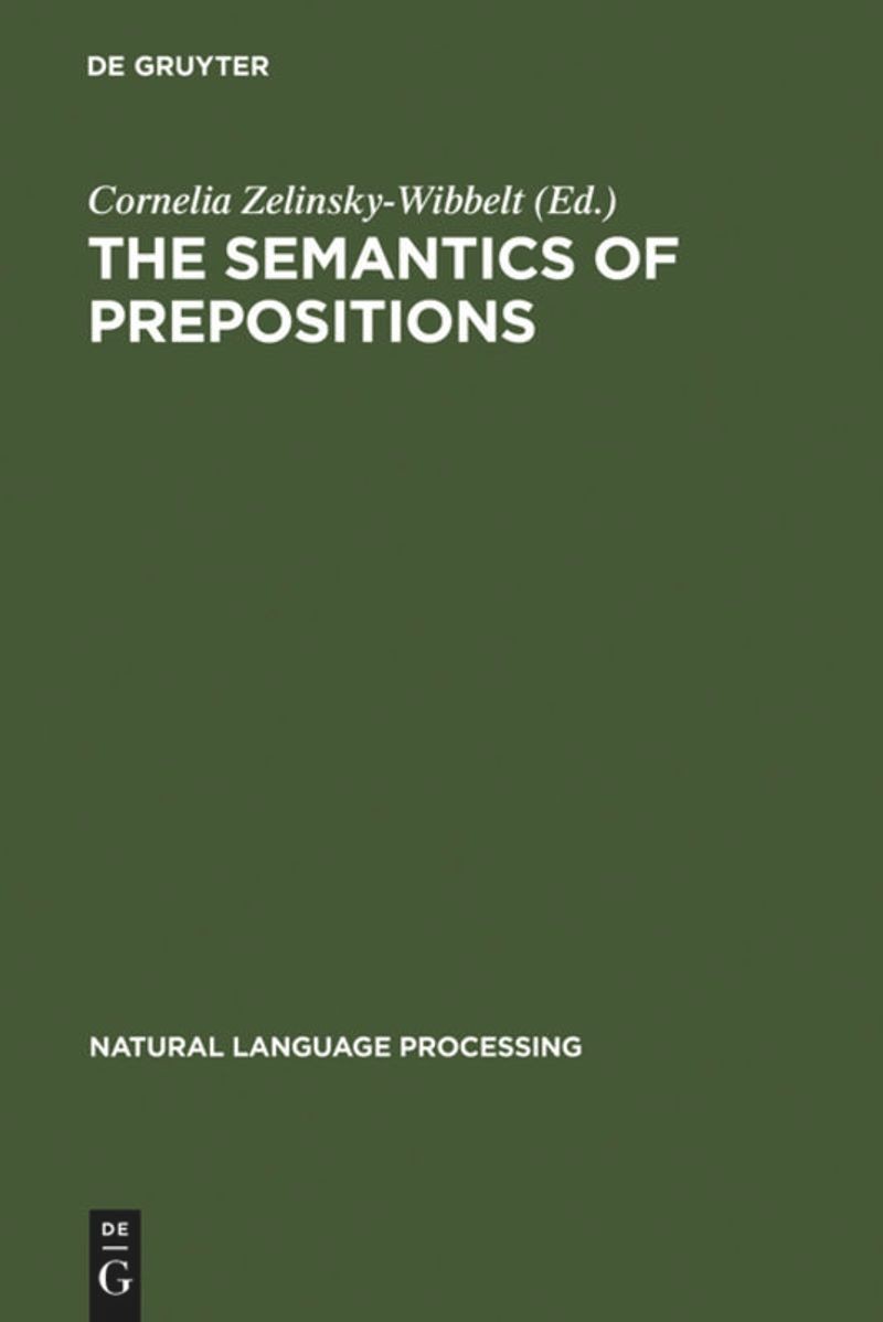 The Semantics of Prepositions