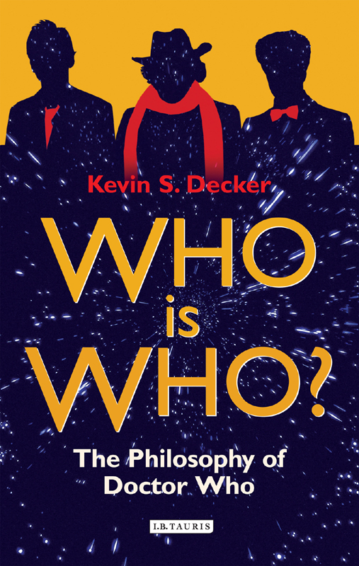 Who Is Who?: The Philosophy of Doctor Who
