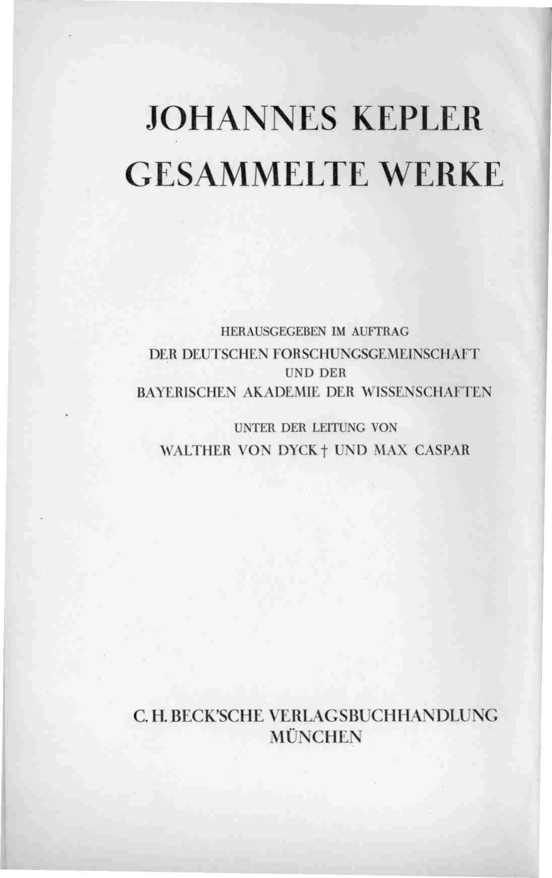 Gesammelte Werke - Band II - Astrnomie Pars Optica