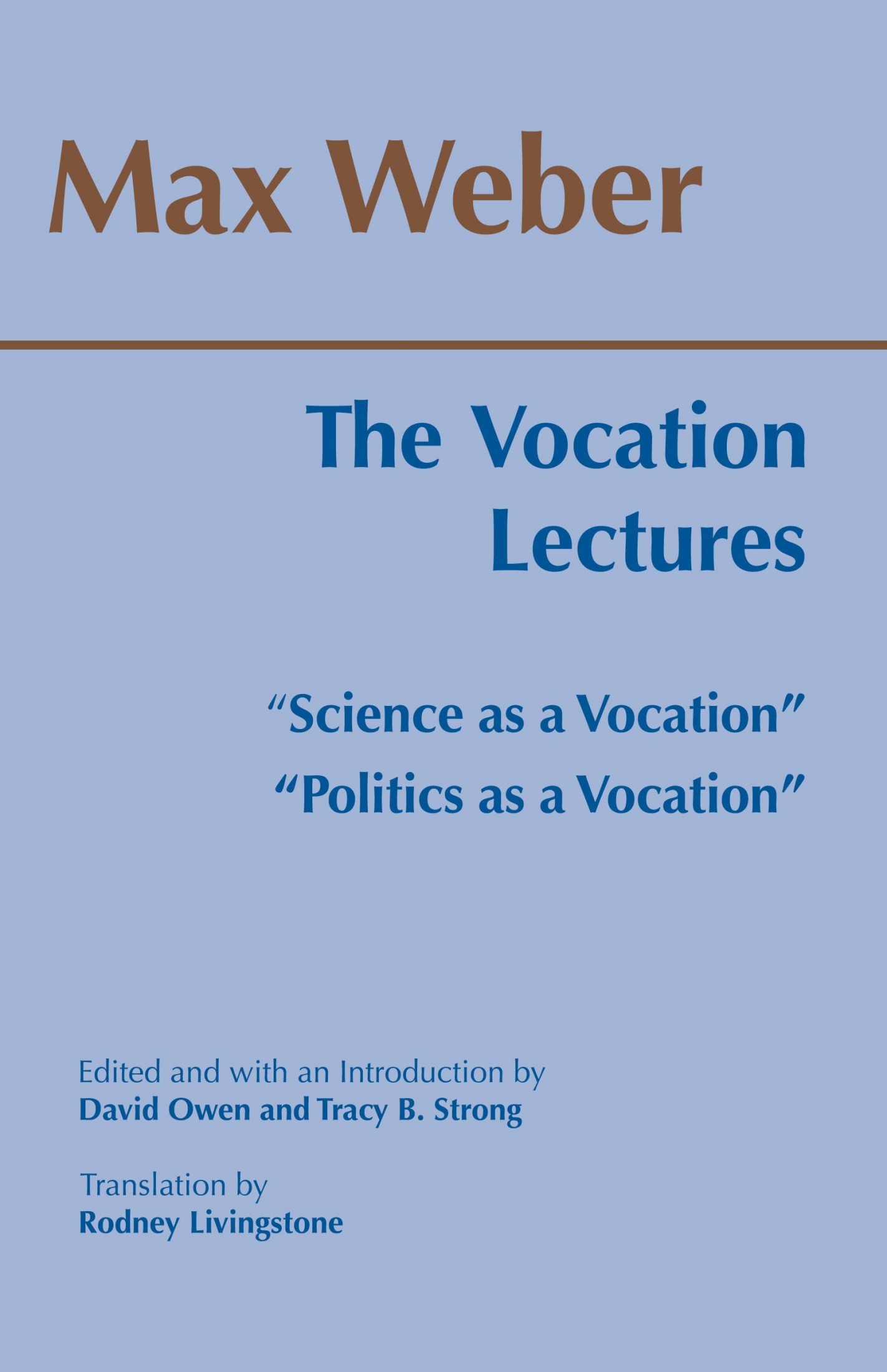 The Vocation Lectures