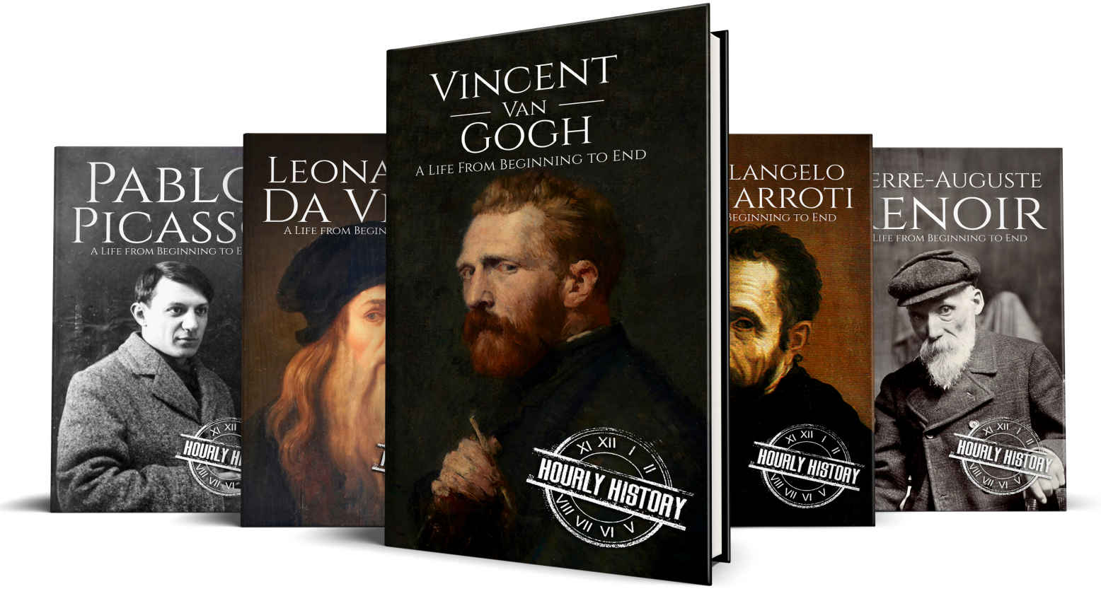 Biographies of Artists: Vincent van Gogh, Leonardo da Vinci, Michelangelo Buonarroti, Pierre-Auguste Renoir, Pablo Picasso