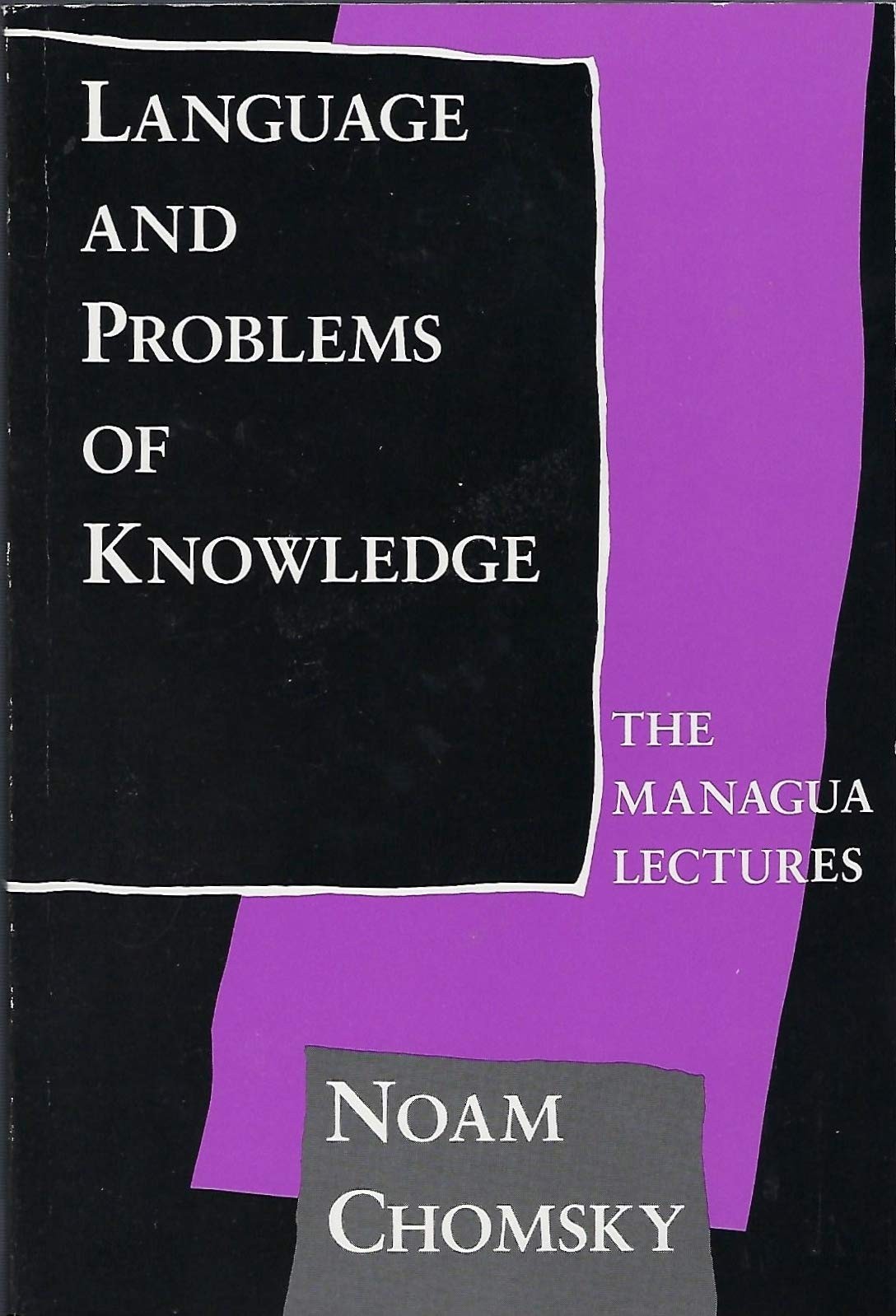 Language and Problems of Knowledge: The Managua Lectures