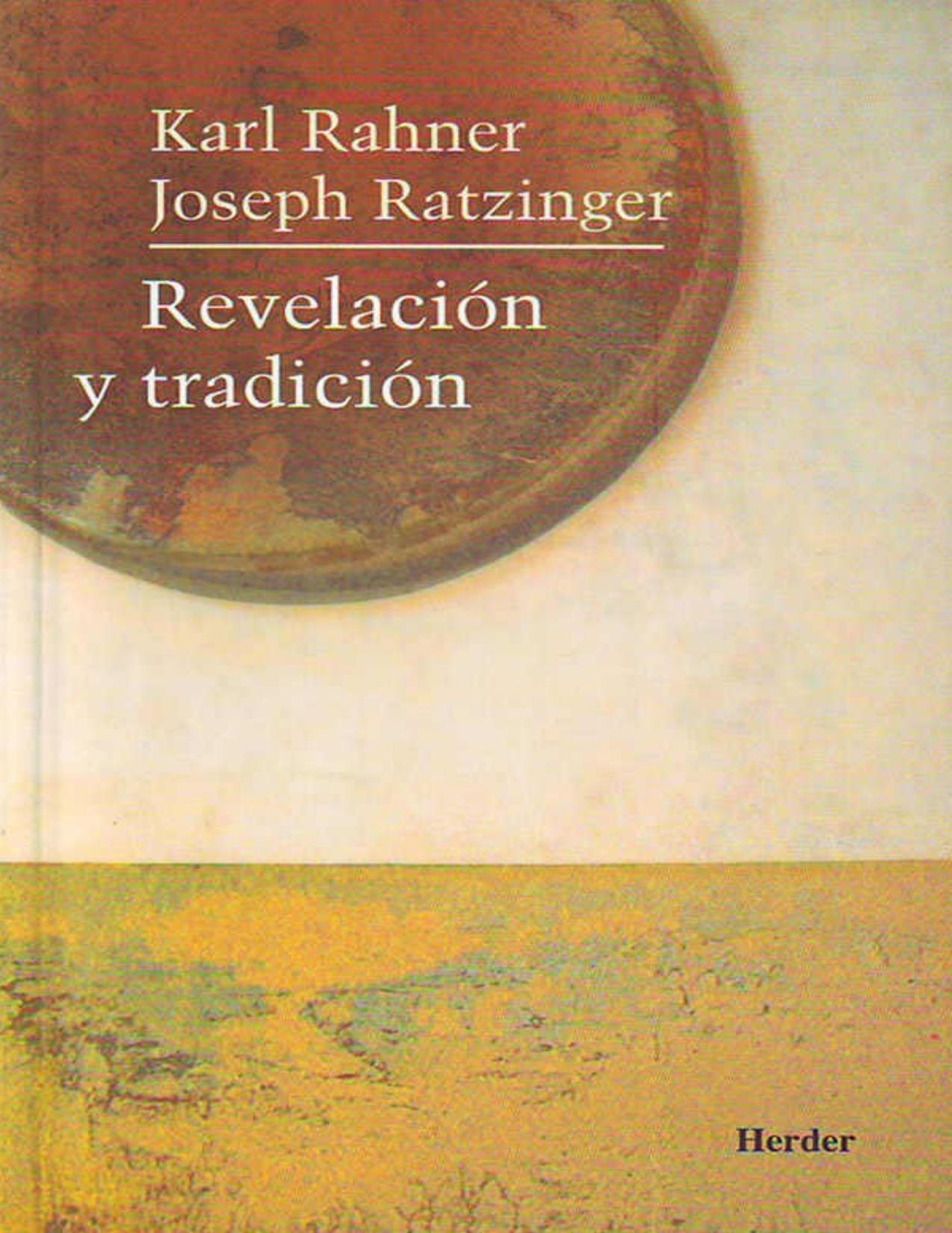 Revelacion y tradicion (Spanish Edition)