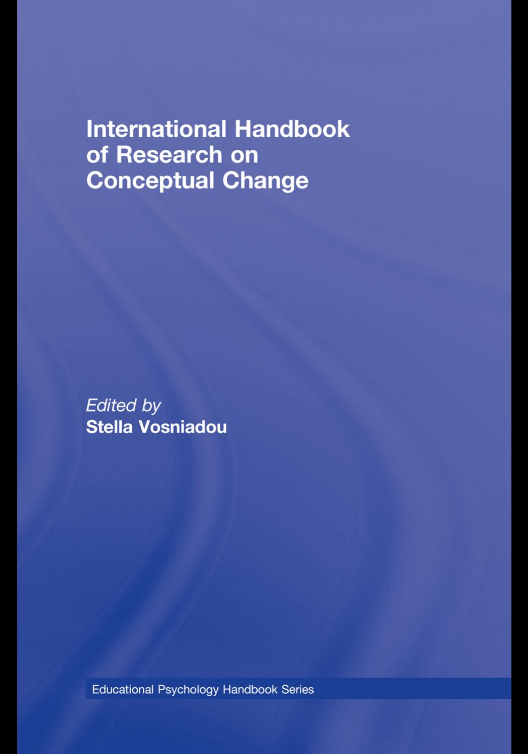 International Handbook of Research on Conceptual Change