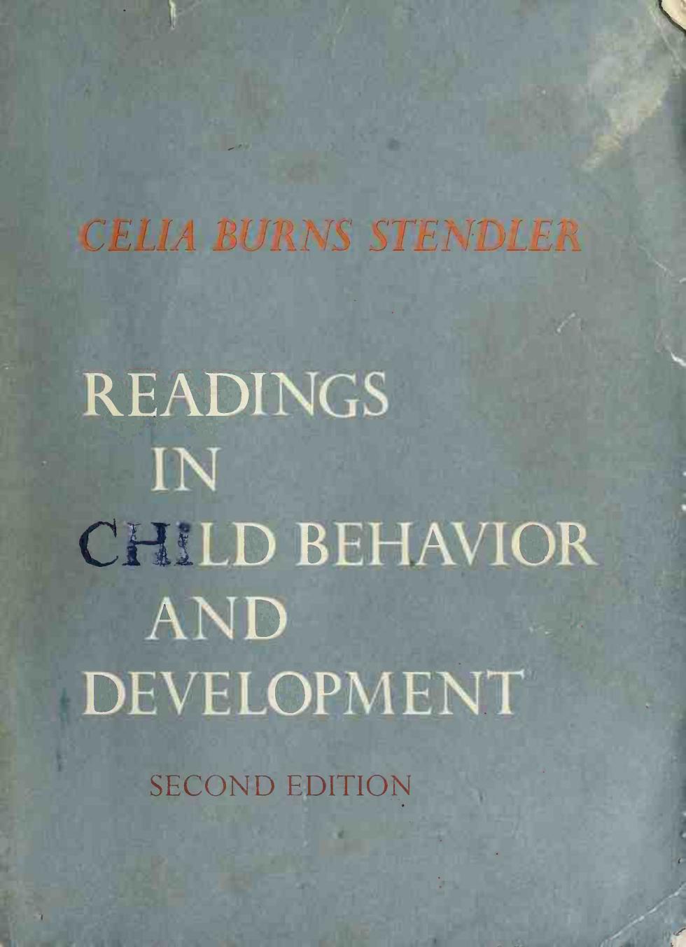 Readings in Child Behavior and Development