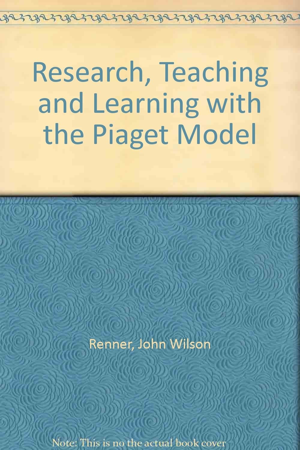Research, Teaching, and Learning With the Piaget Model