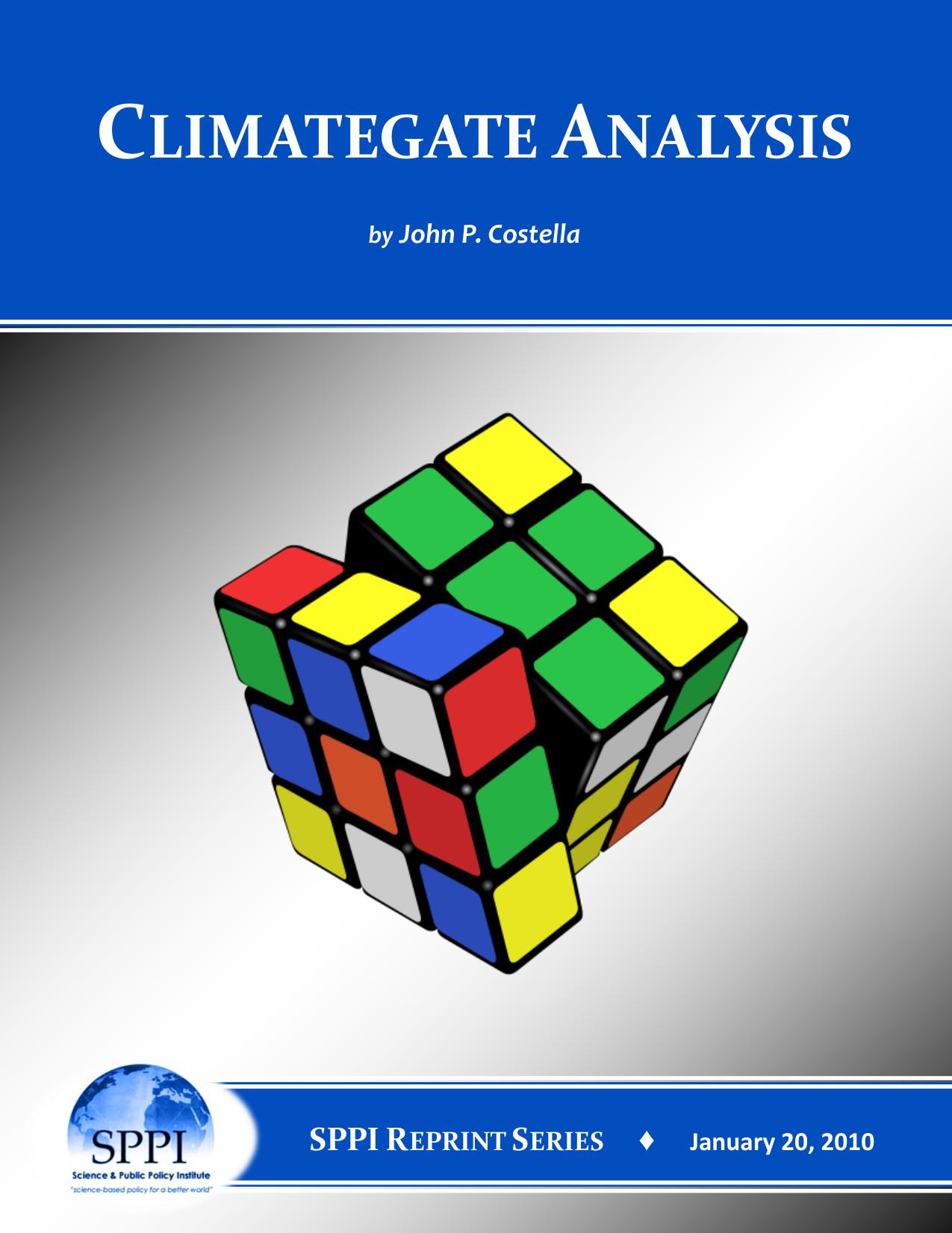 Climategate Analysis (2010)