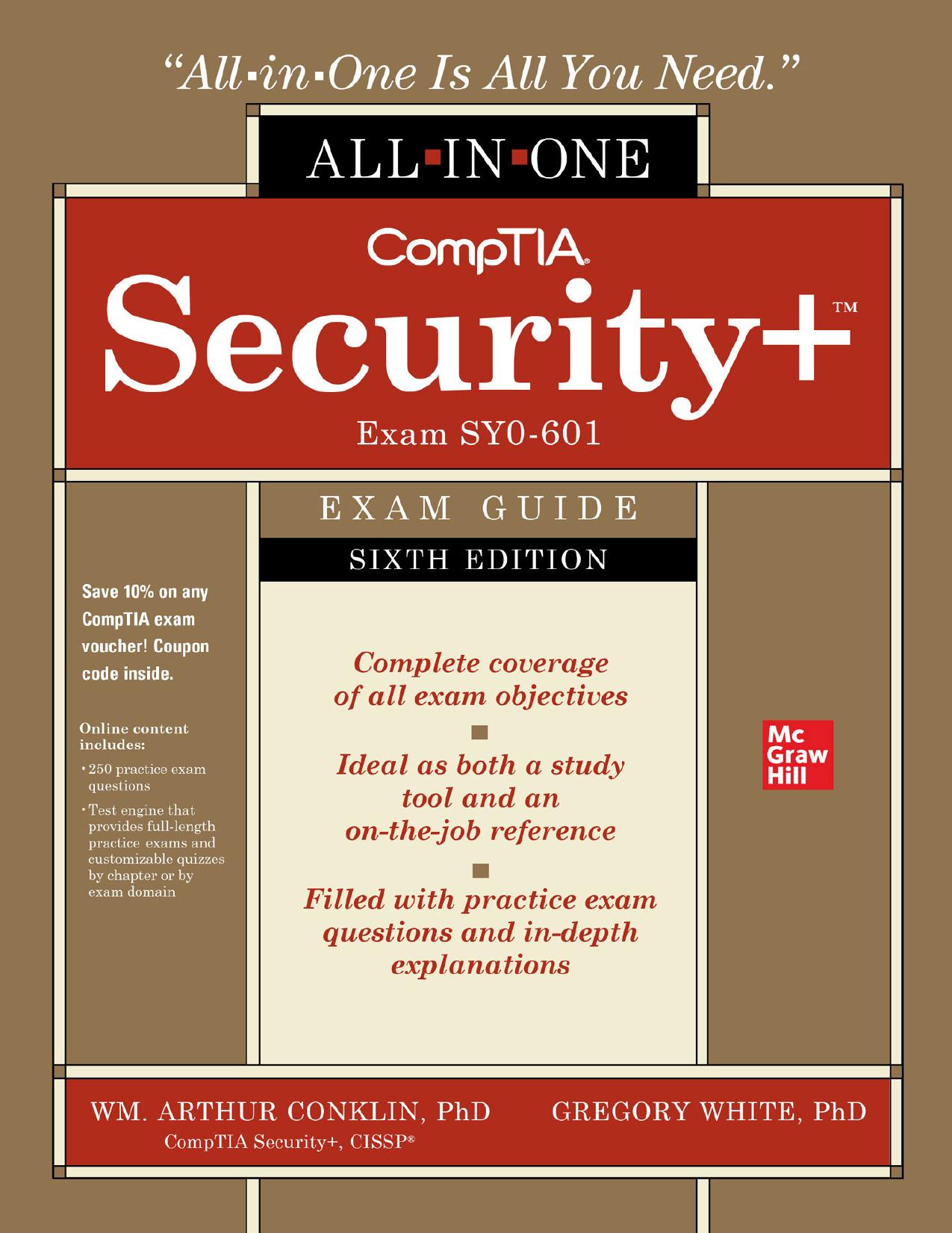 CompTIA Security+ All-In-One Exam Guide, Sixth Edition (Exam SY0-601)