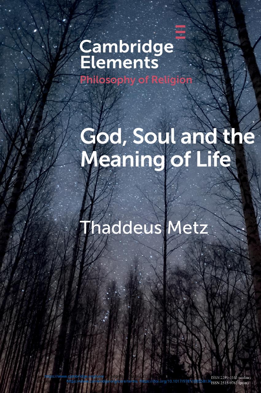 God, Soul and the Meaning of Life