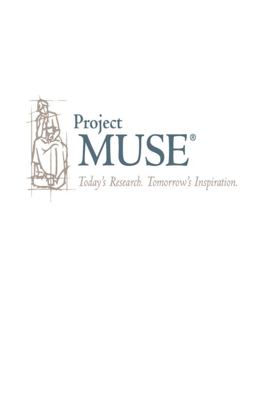 Project MUSE - Today's Research, Tomorrow's Inspiration - Concerning Theory For Performance Studies