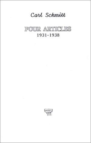 Four Articles, 1931-1938