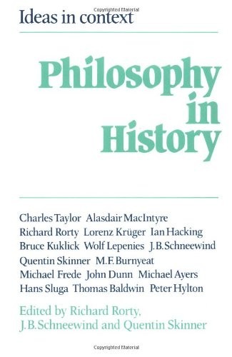 Philosophy in History: Essays in the Historiography of Philosophy