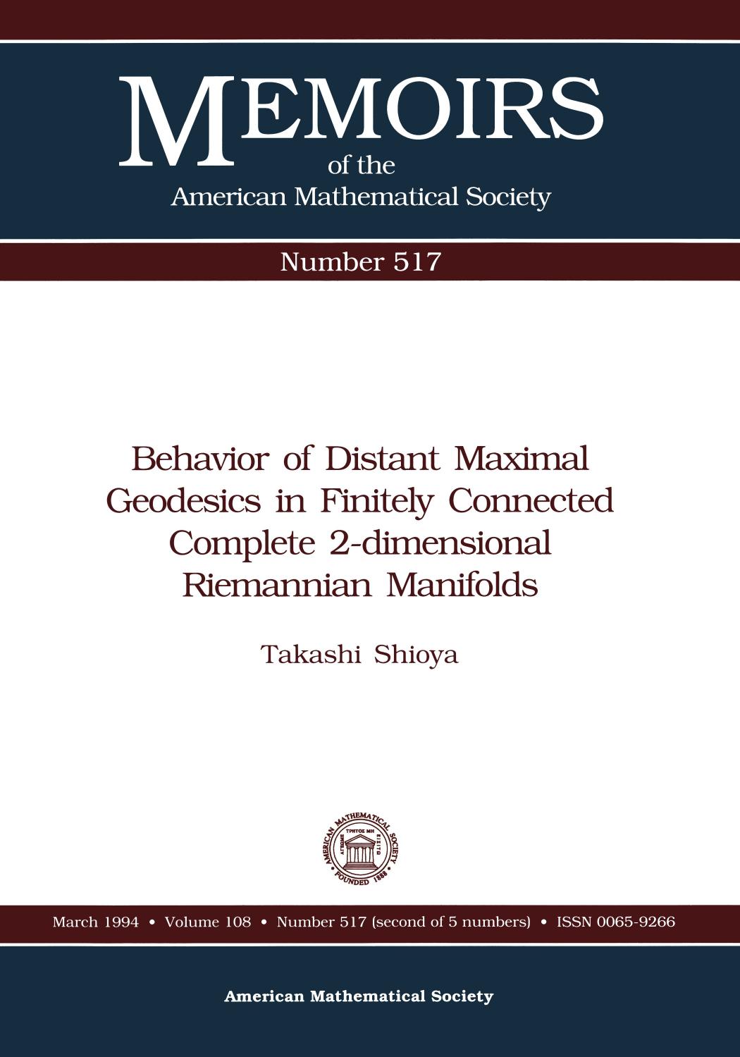 Behavior of Distant Maximal Geodesics in Finitely Connected Complete 2-Dimensional Riemannian Manifolds