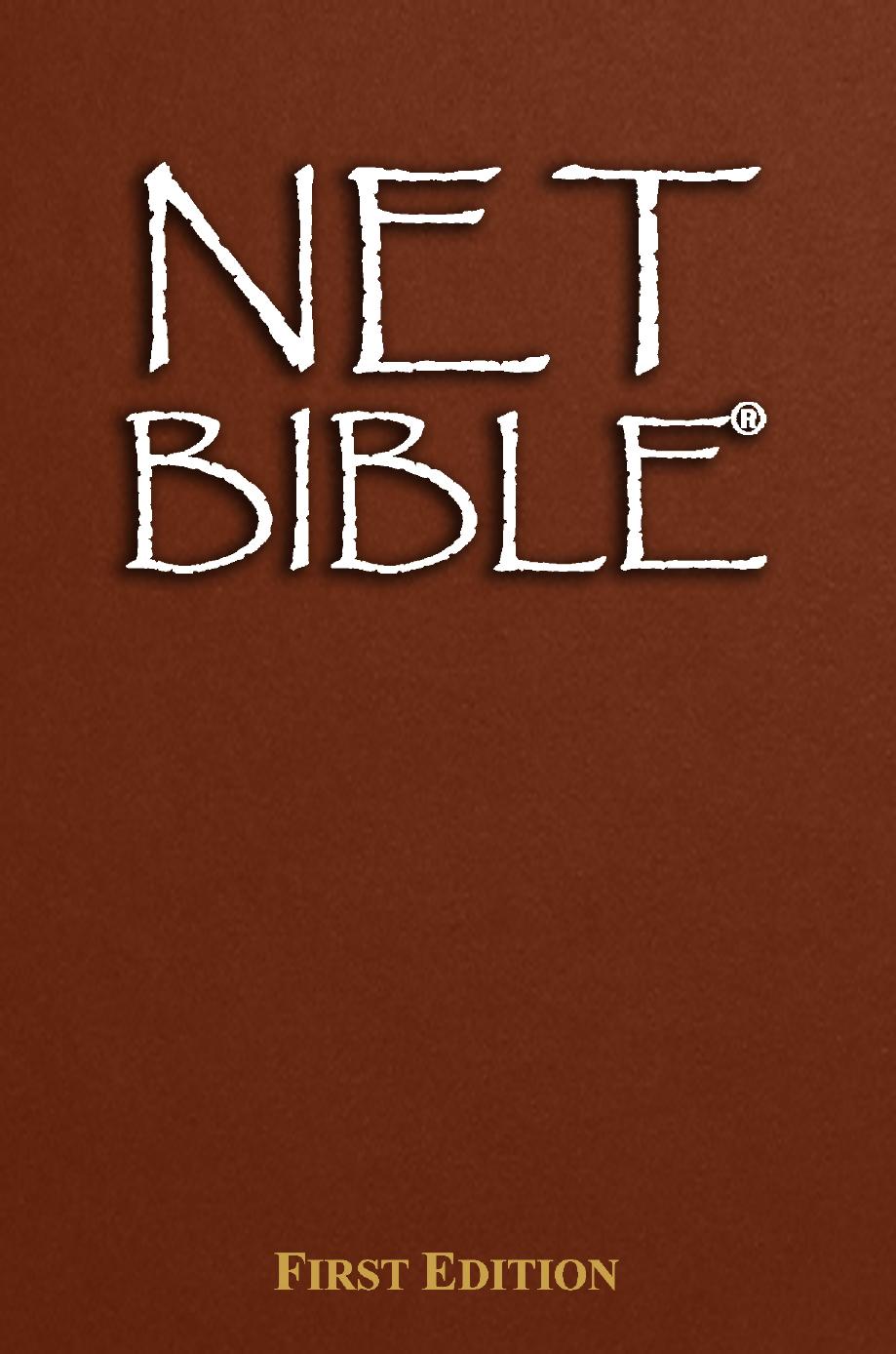 NET Bible First Edition