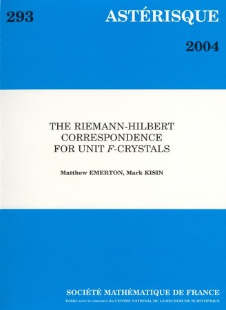 The Riemann-Hilbert correspondence for unit F-crystals