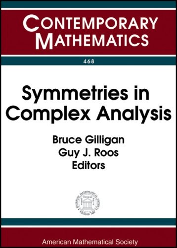 Symmetries in Complex Analysis: Workshop on Several Complex Variables, Analysis on Complex Lie Groups and Homogeneous Spaces; October 17-29, 2005, ... Hangzhou, P. R