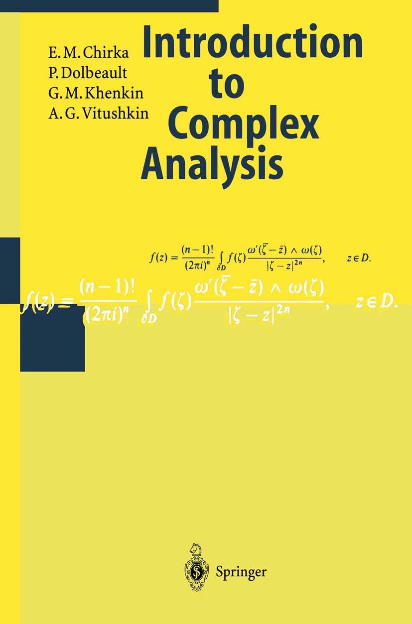 Several complex variables 01 introduction to complex analysis