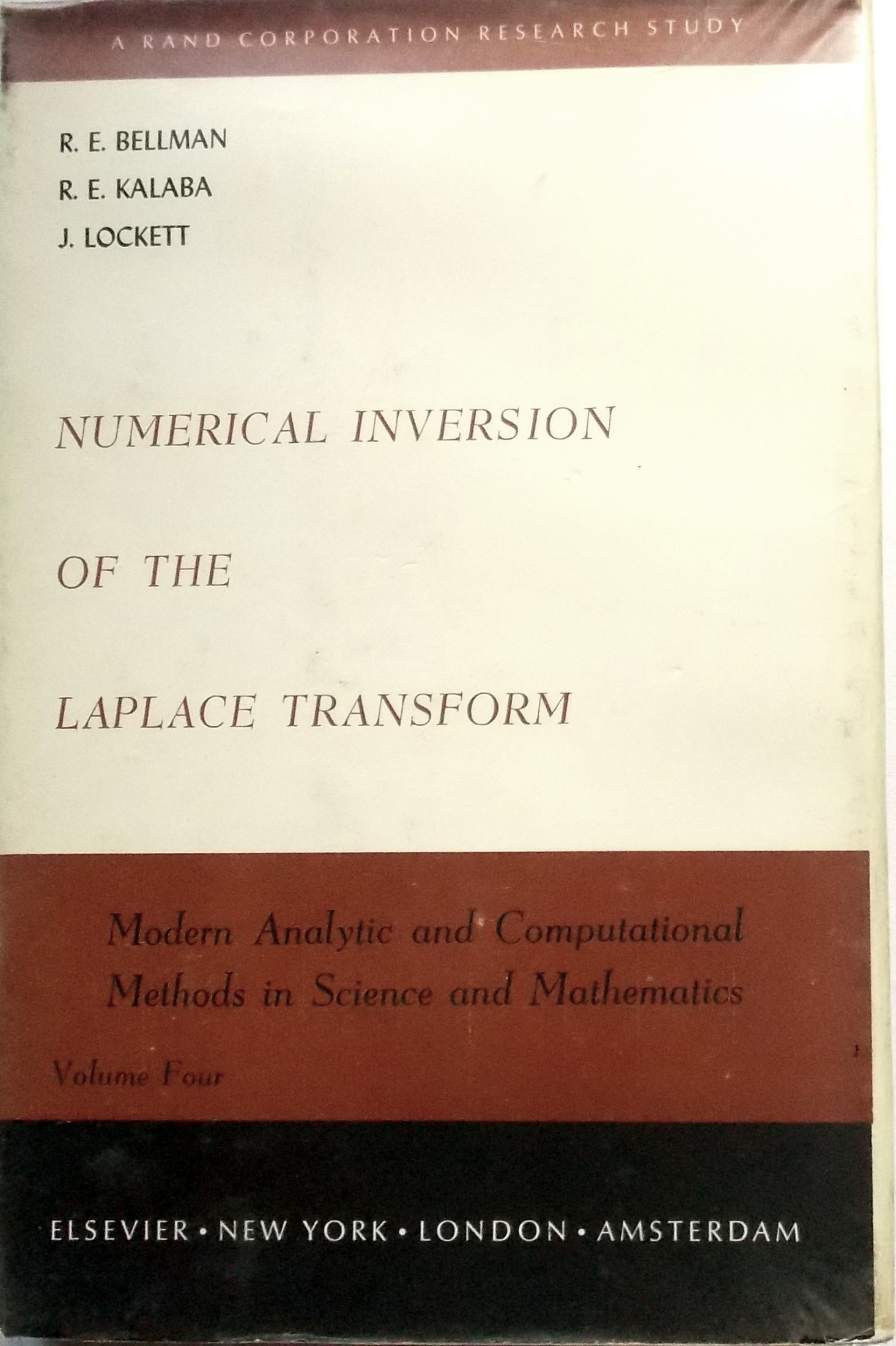 Numerical Inversion of the Laplace Transform: Applications to Biology, Economics, Engineering, and Physics,