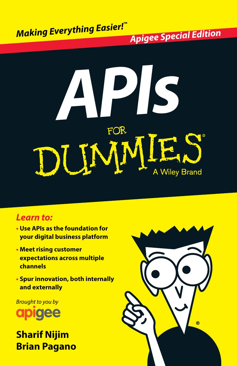 APIs For Dummies®, Apigee Special Edition